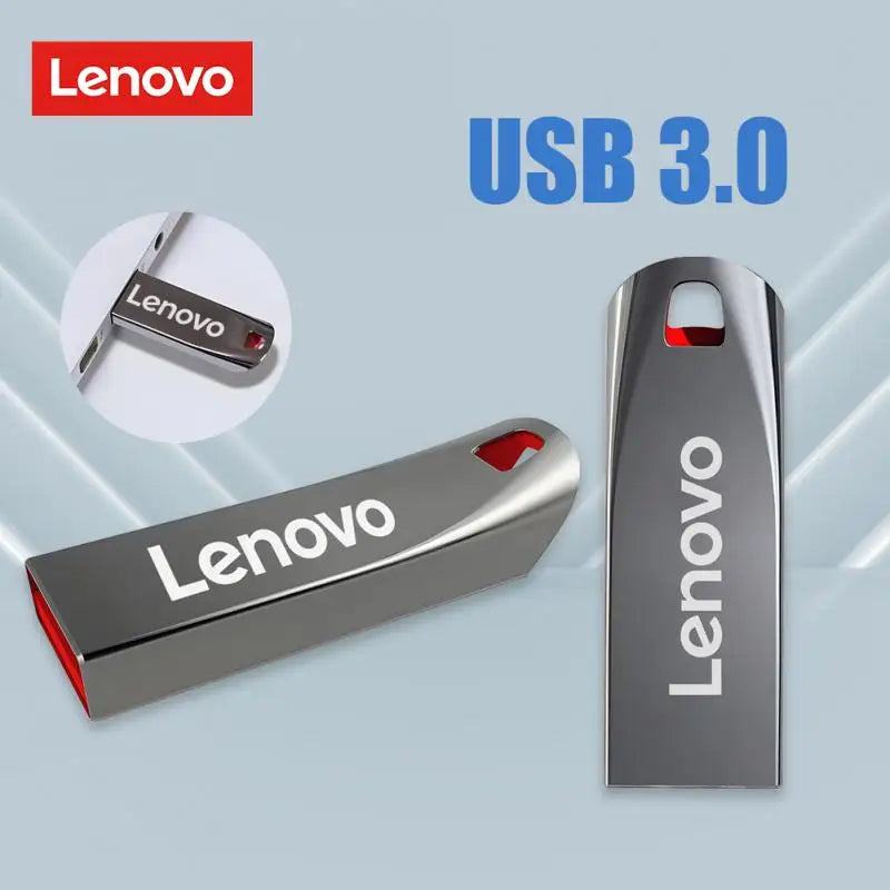 USB Lenovo 2TB 3.0 Flash Drives High Speed Metal Pendrive 1TB 512GB 256GB Portable Usb Drive Waterproof Memoria Usb Flash Disk