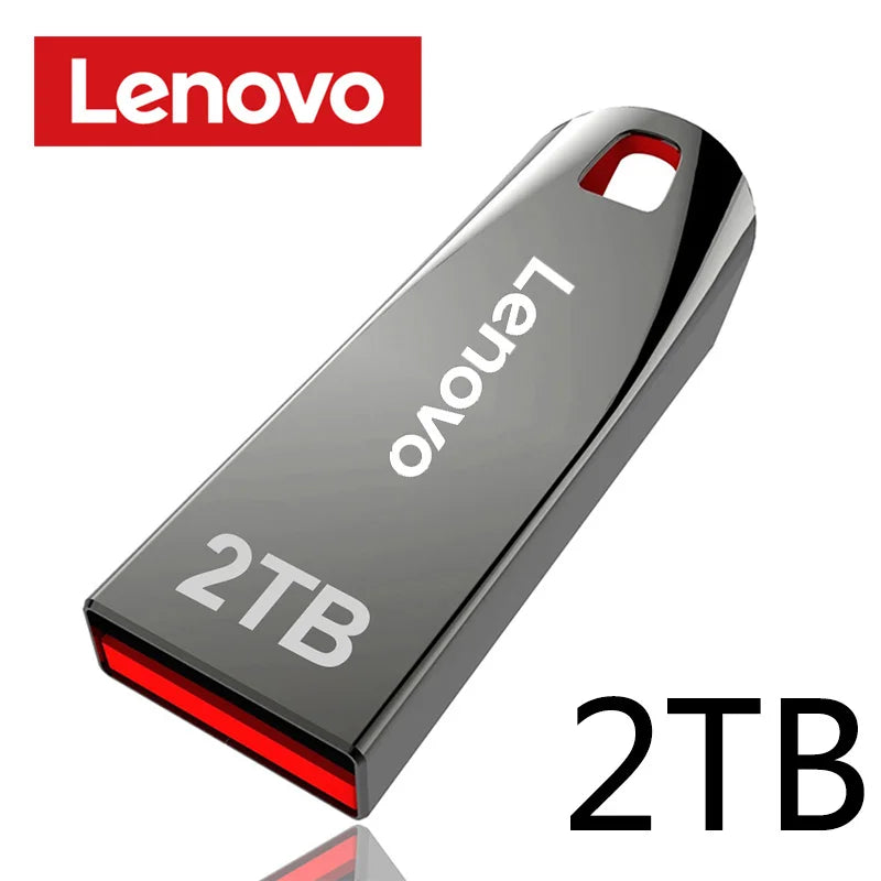 USB Lenovo 2TB 3.0 Flash Drives High Speed Metal Pendrive 1TB 512GB 256GB Portable Usb Drive Waterproof Memoria Usb Flash Disk